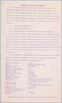A note from TG Pickavance (5 June 1956)