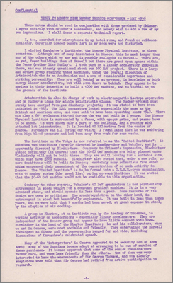 Visit to Moscow High Energy Physics Conference (20 June 1956)