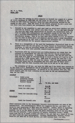 Paper from Jack Howlett to FA Vick, Harwell concerned that requirements for computing power are increasing such that it is vital not to delay the acquisition of Atlas (27 July 1961)