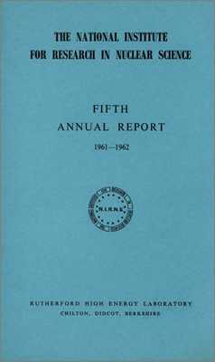 NIRNS Fifth Annual Report  for Rutherford High Energy Laboratory(1961-62)