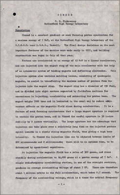 Talk given to the Royal Society (1963)