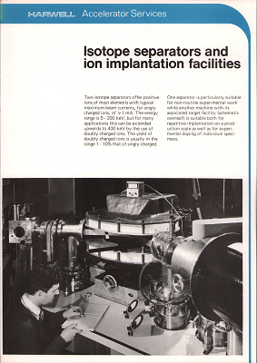 Isotope separators and ion implantation facilities (1974)