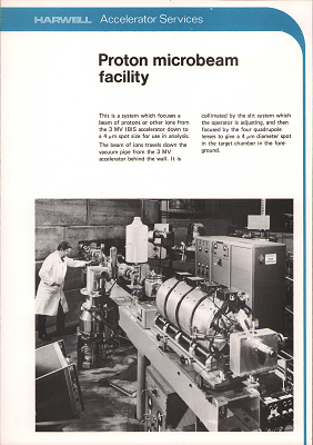 Proton microbeam facility (1975)