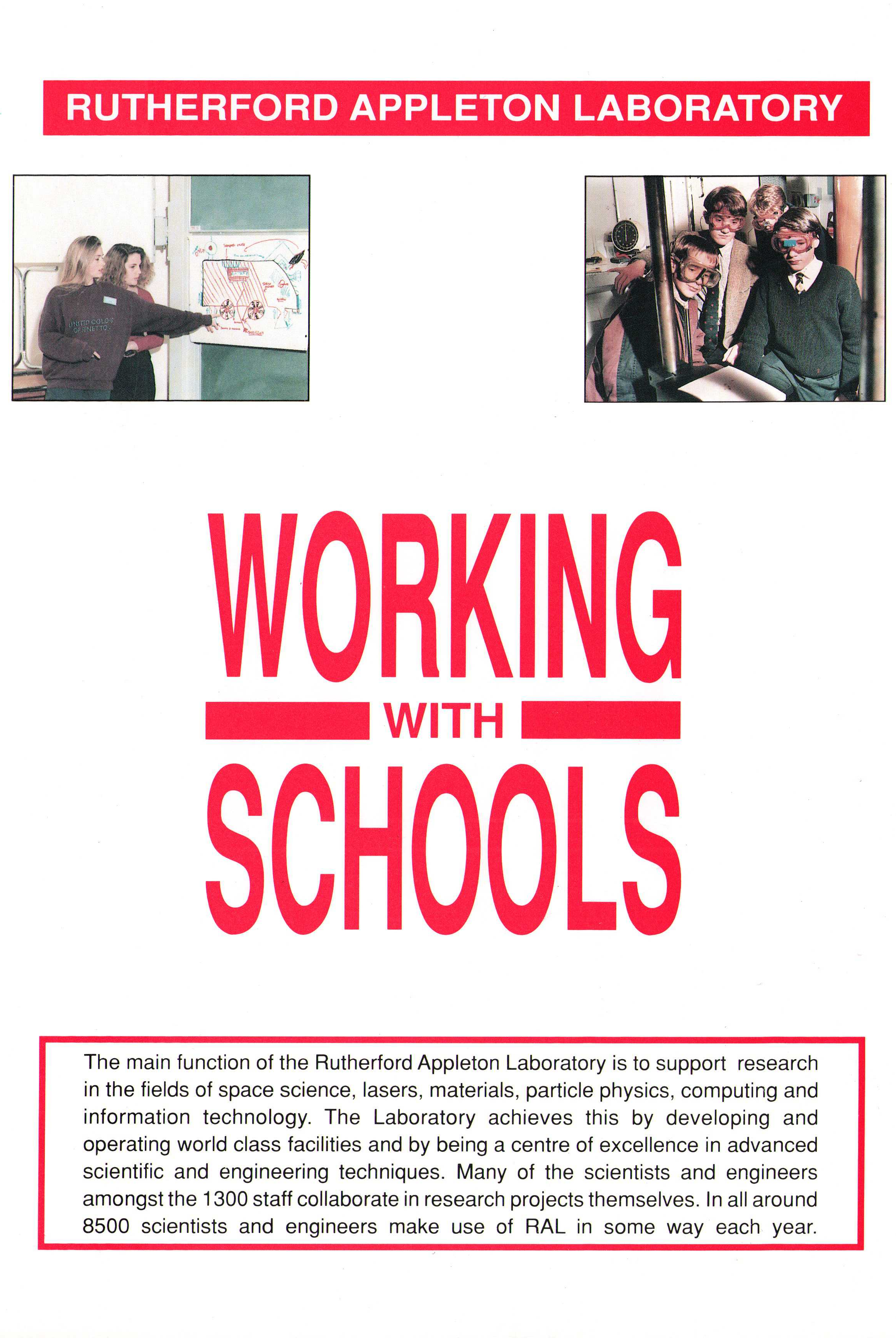 Working with schools (1980s)