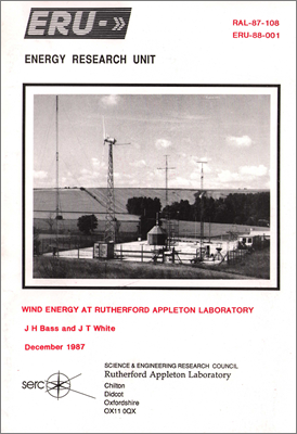 Energy Research Unit (JH Bass and JT White, December 1987)