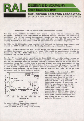 Lyman-FUSE: The Far Ultraviolet Spectroscopic Explorer