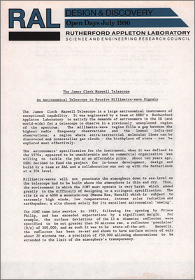 The James Clerk Maxwell Telescope