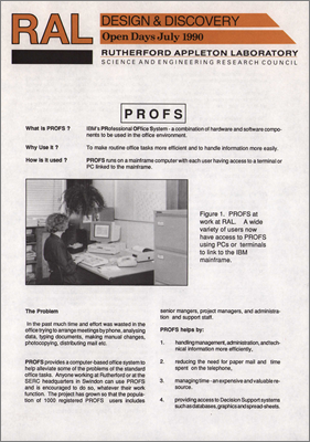 IBM's PRofessional OFfice System (PROFS)