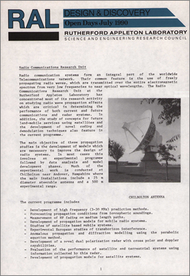 Radio Communications Research Unit (RCRU)