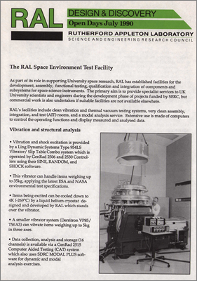 The RAL Space Environment Test Facility