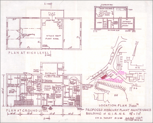 Functional specification brief for Mercury Plant Maintenance Building (Between Nimrod Injector and Dido Road, 15 February 1963)