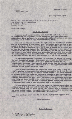 Letter to Lord Bridges concerning funding forecasts and "the reactor problem" (30 September 1963)