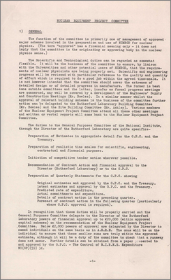 HL 59/8268 Nuclear Equipment Project Committee (Terms of reference by LB Mullett, 19 November 1959)