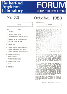 Forum no.39 (October 1983)