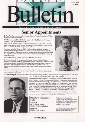 Harwell Bulletin (10 June 1988)