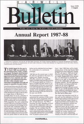 Harwell Bulletin (5 August 1988)