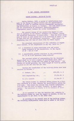 PSPC/P043 Magnet Sectors: Build-up plates (Redesign of the magnet sectors requires 0.25 inch decrease in their thickness to allow for added insulation, 1 June 1959)