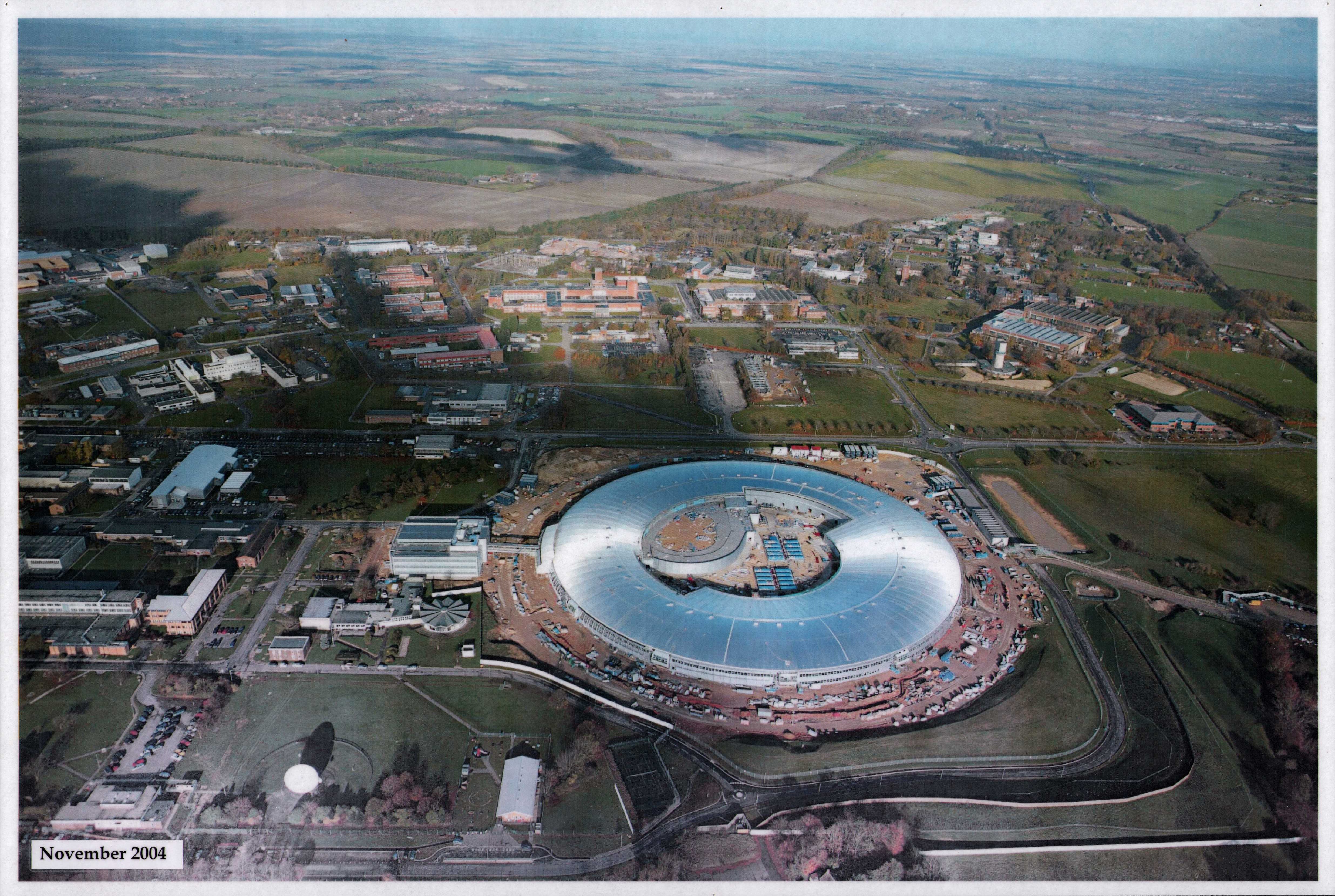 Rutherford Laboratory and Diamond from the south (2004)
