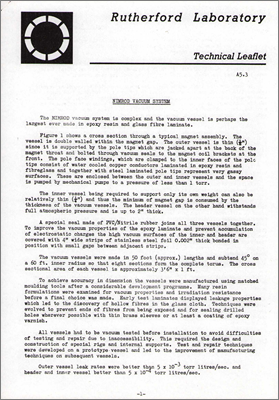 A5.3 Nimrod Vacuum System