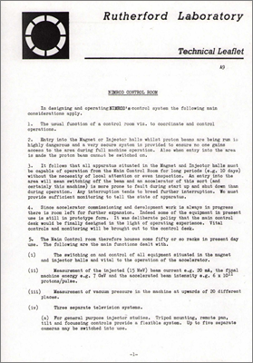 A9 Nimrod Control Room