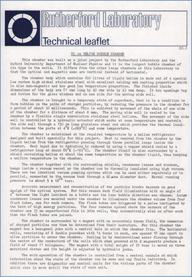 C2.2 80 cm Helium Bubble Chamber