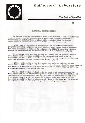 E4 Electrical Services Section