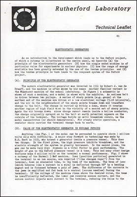 G1 Electrostatic Generators
