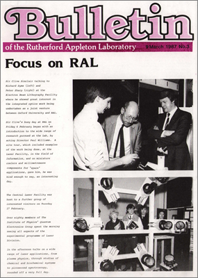 9 March 1987: Focus on RAL