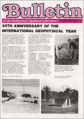 6 July 1987: 30th anniversary of the International Geophysical Year