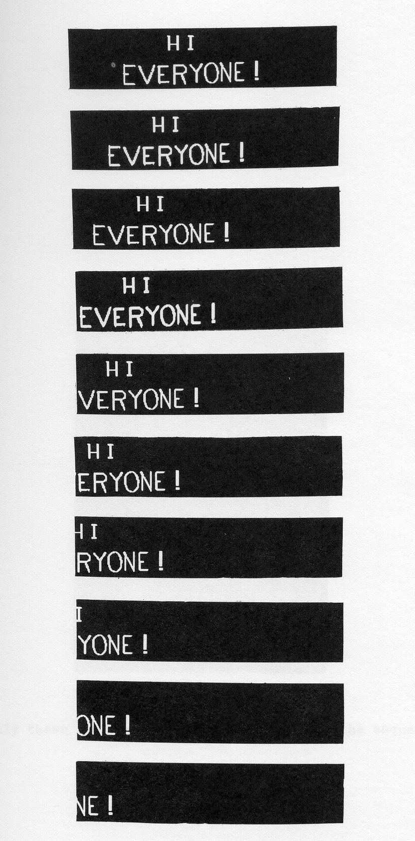 Fig. 8. The panned sequence was created automatically by the computer using the vector in figure 7.