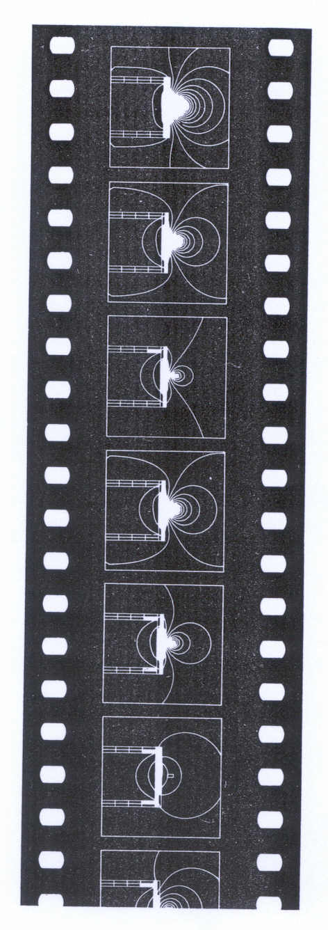 Fig 3.2.To aid the solution of electromagnetic problems
cine films are now made which display the
variation of currents and flux lines with time.