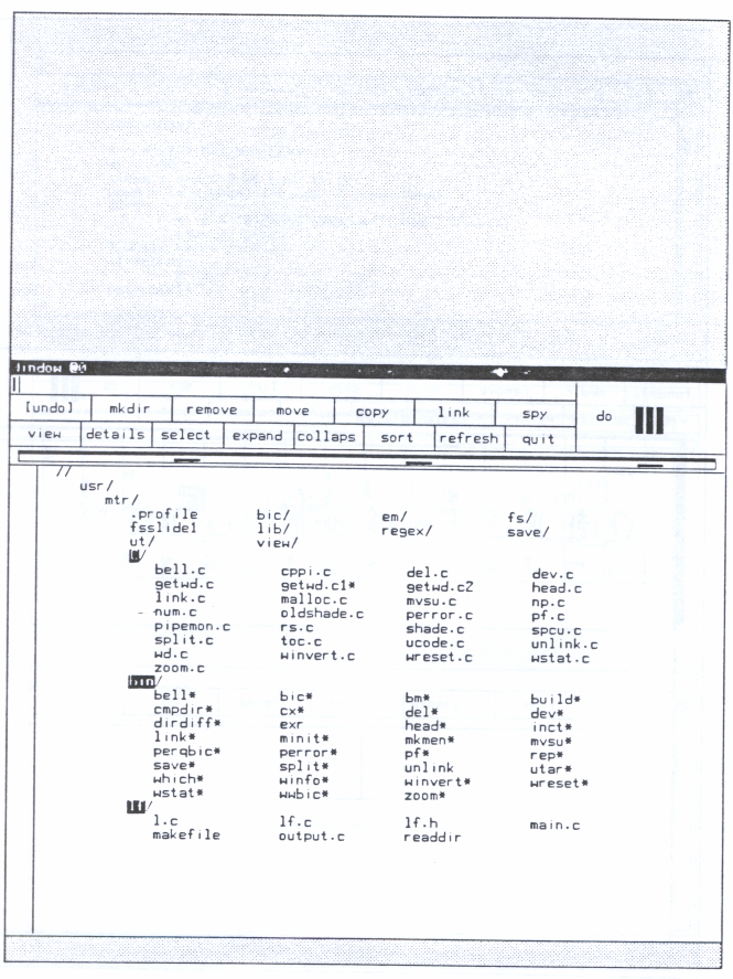 Figure 5: Fs after expanding selected directories