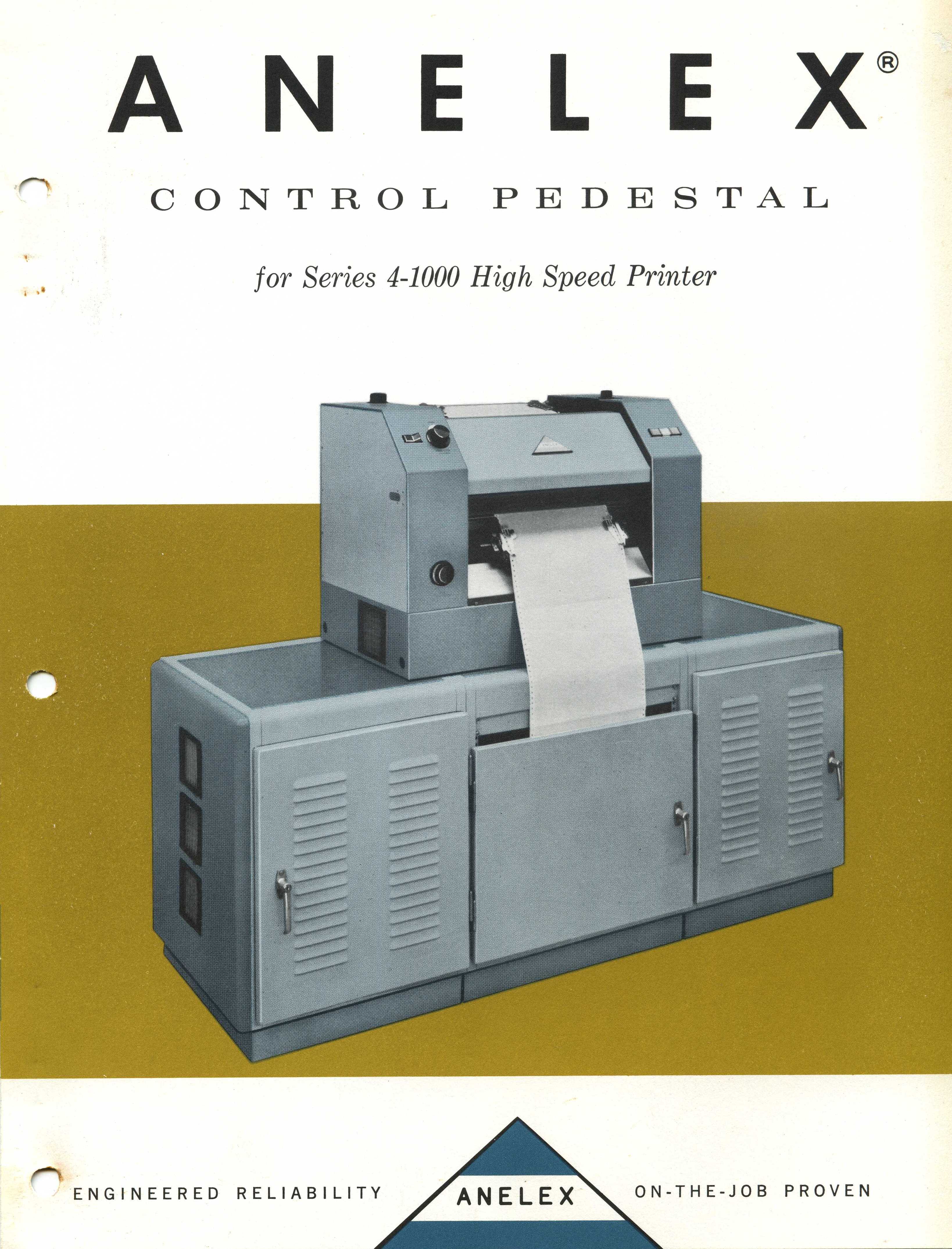 Anelex Series 4-1000 Lineprinter: 1