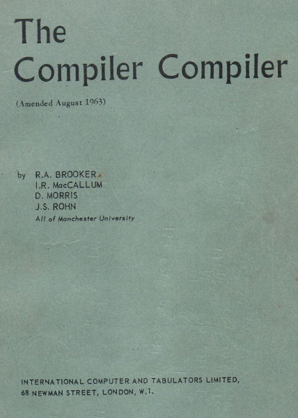 The Compiler Compiler