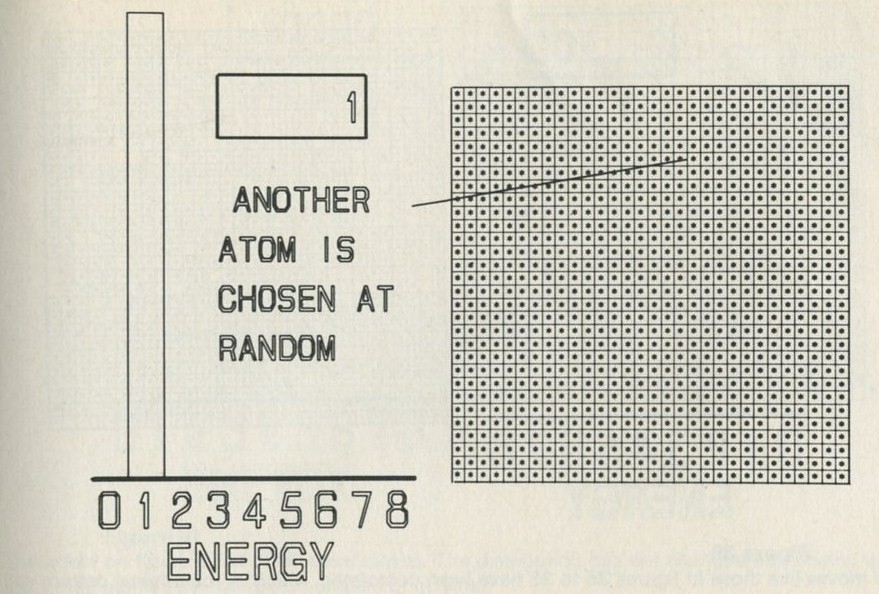Figure 37: An atom is randomly chosen to receive the quantum removed in figure 36.