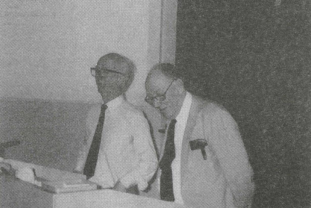 Geoff Hayes and Frank Olver at the Symposium, June 1993