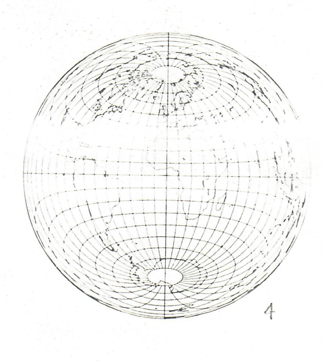 Fig 4: Equal area Zenithal