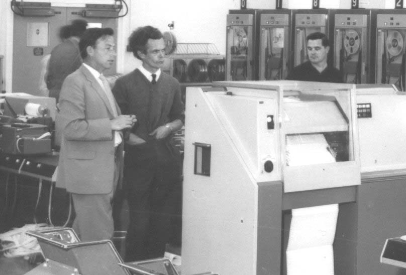 Dave Howarth (right) with Doug House, Chilton Atlas Upstairs