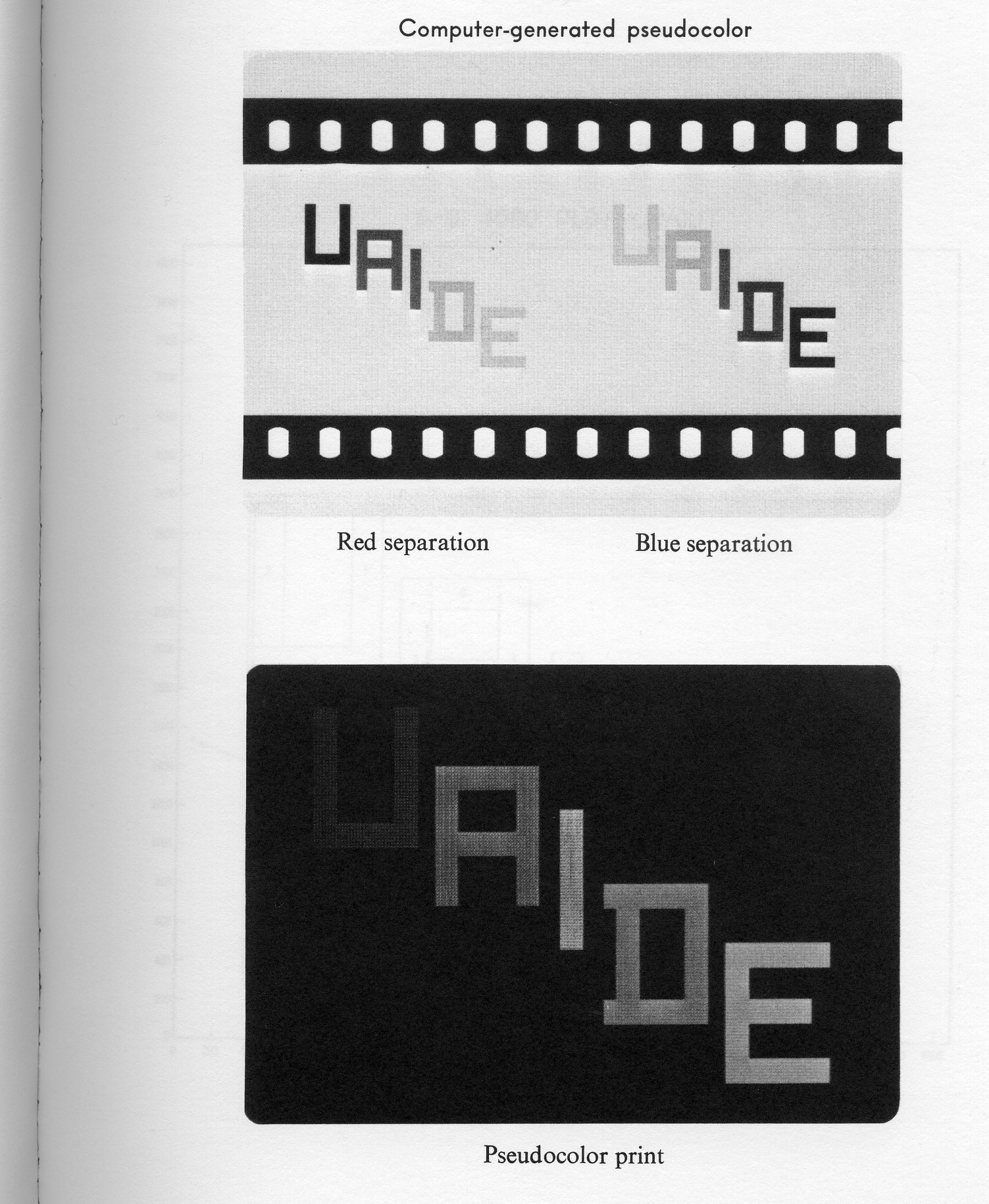 Figure 2: Computer-generated Pseudocolor 