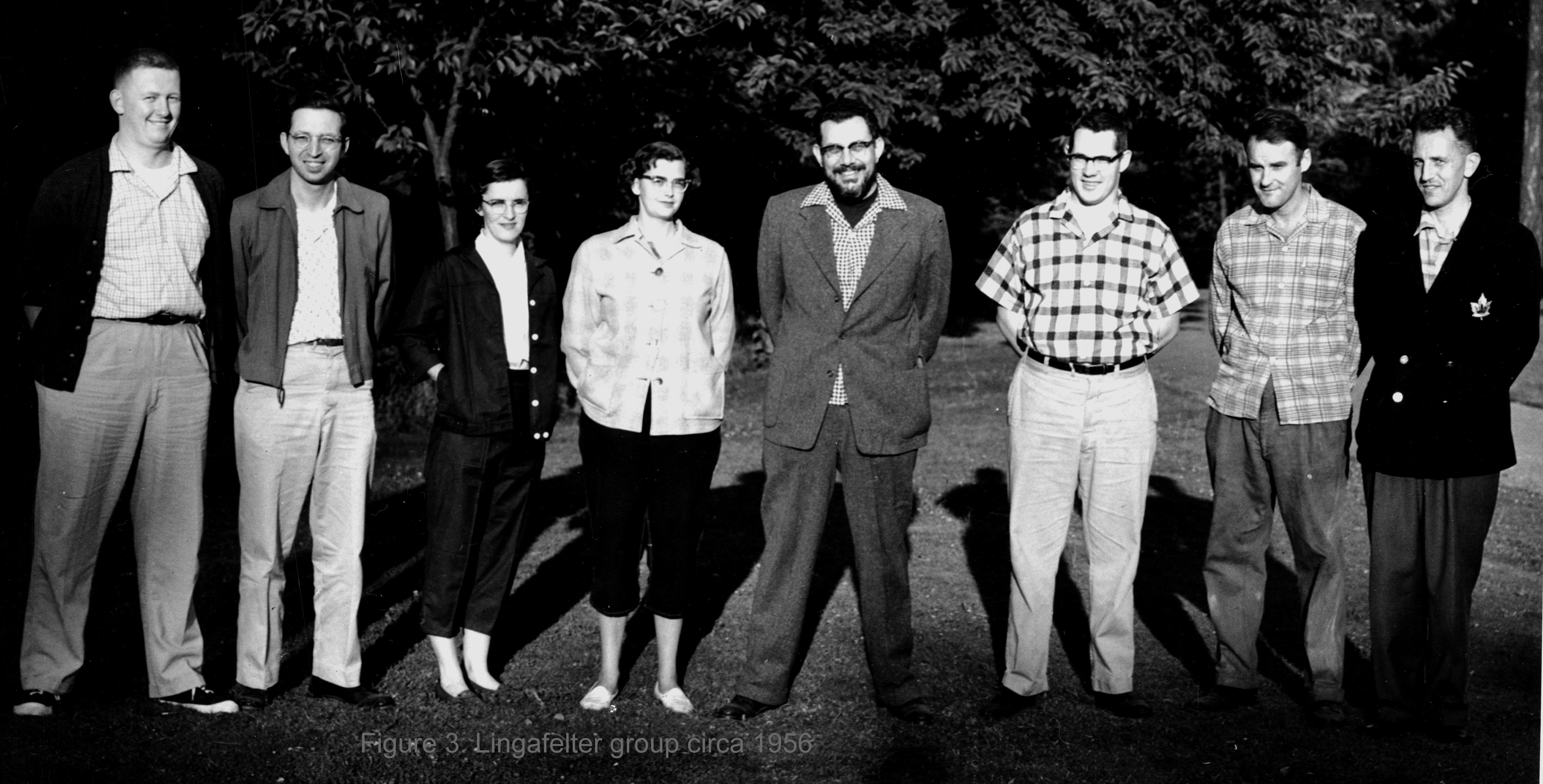 Figure 3: Lingafelter group circa 1956