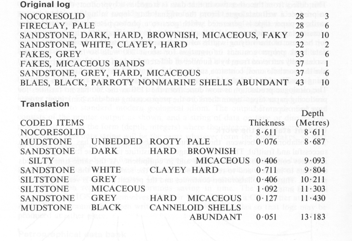 Figure 2 Original log and translation