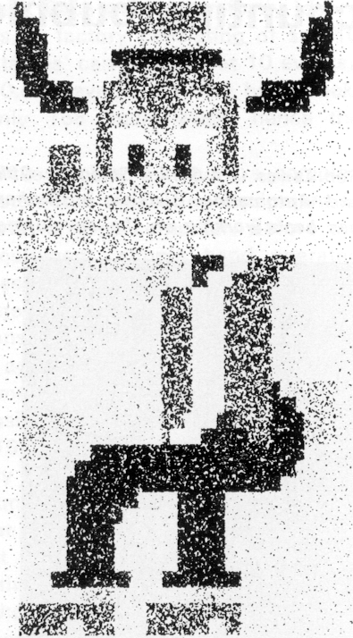 Goofy: experiment in random greyscale shading