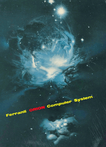 Ferranti Orion Computer System