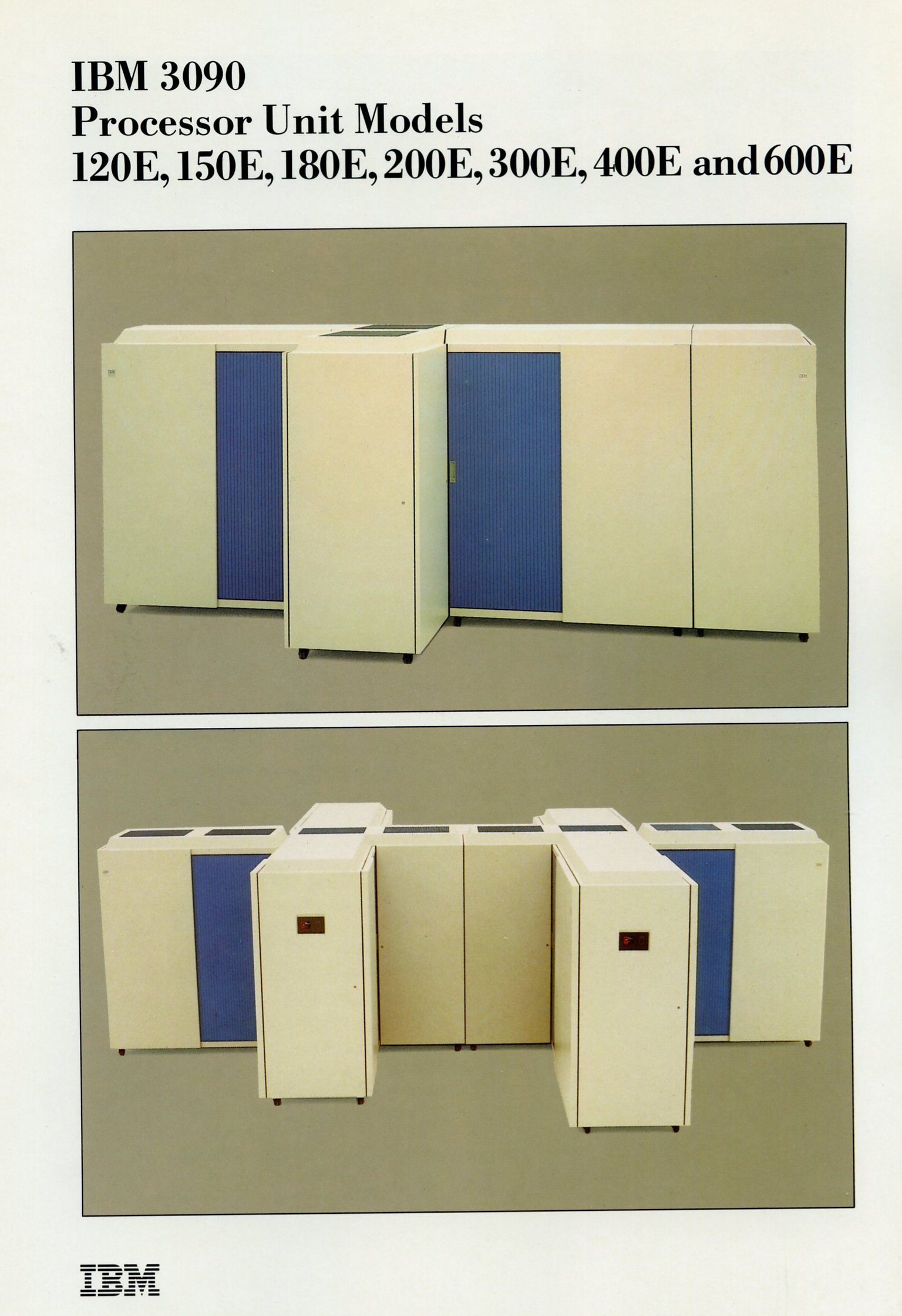 IBM 3090 Processor Unit Models Brochure