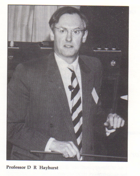 Professor D R Hayhurst