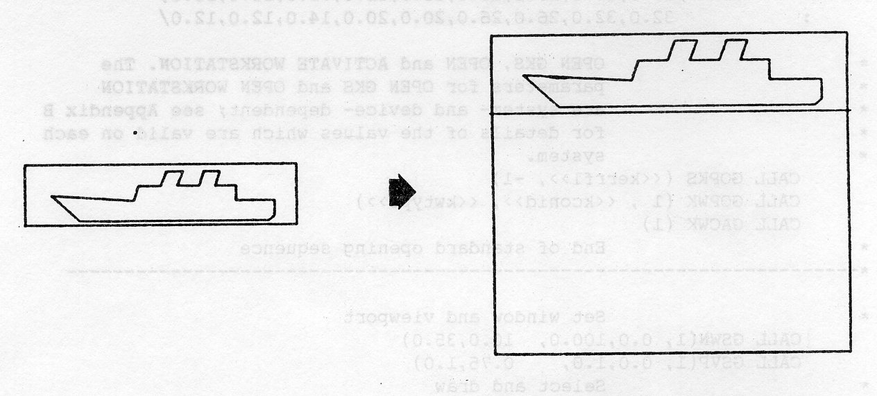 Map to top half of screen