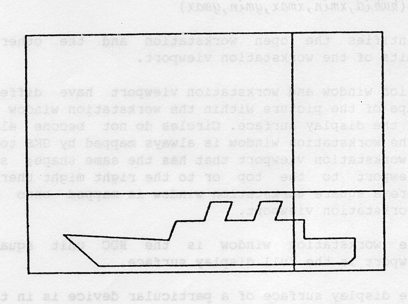 Figure 3.11 : Workstation Window at Bottom of Unit Square