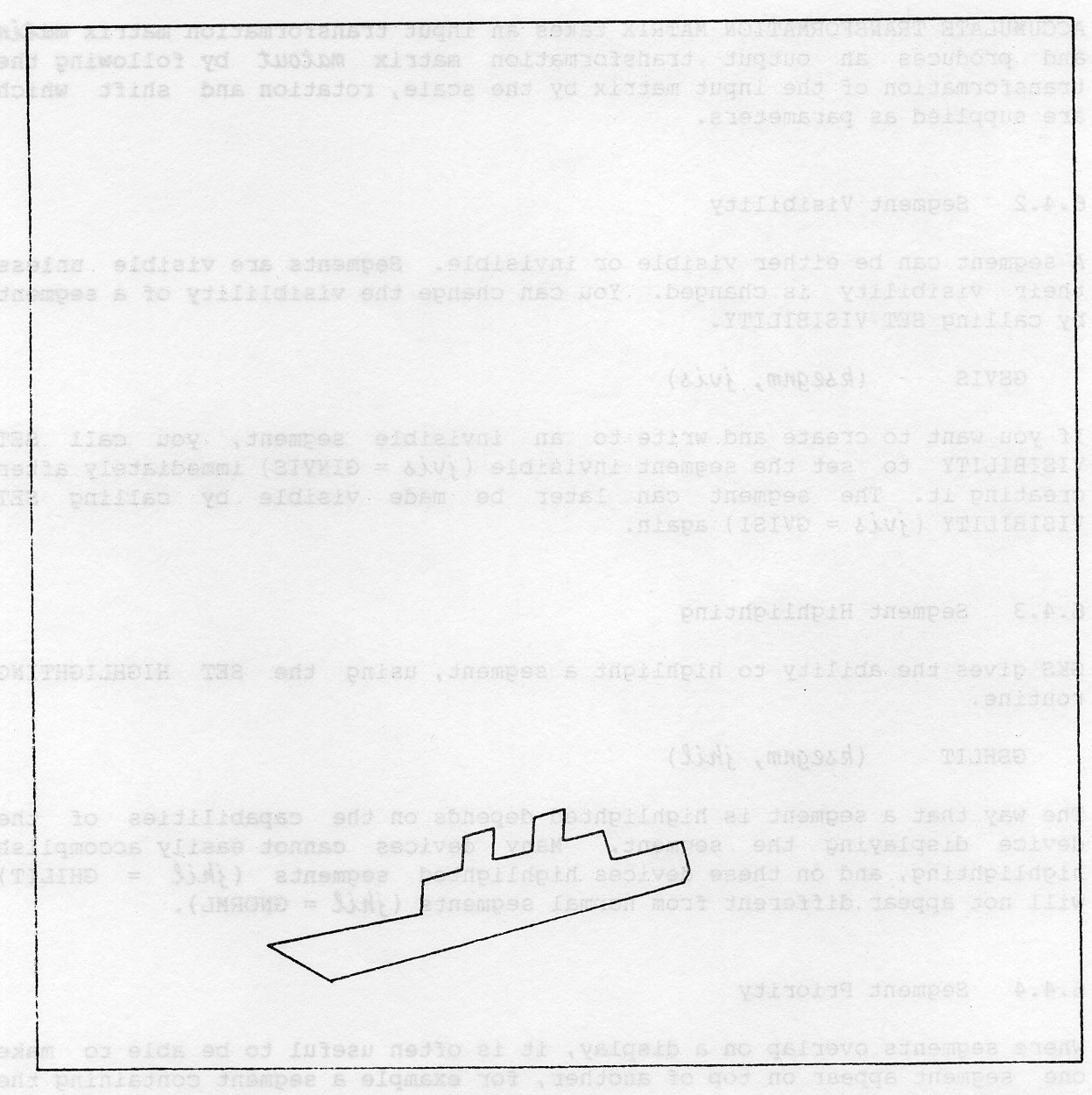 Output produced by example 6.2