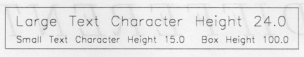 Figure 2.10: Character height demonstration