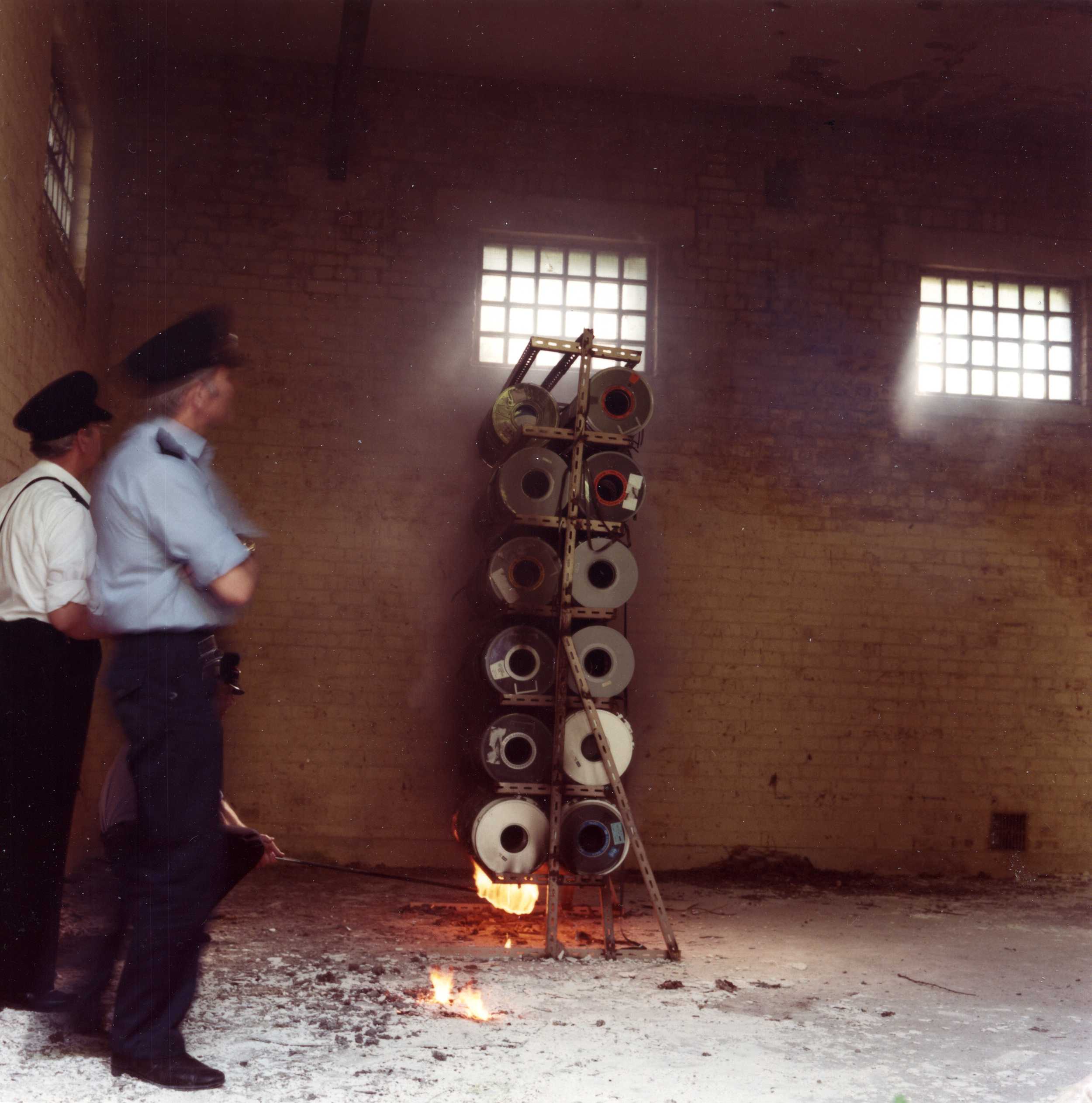 Photo 2: Igniting the Tapes